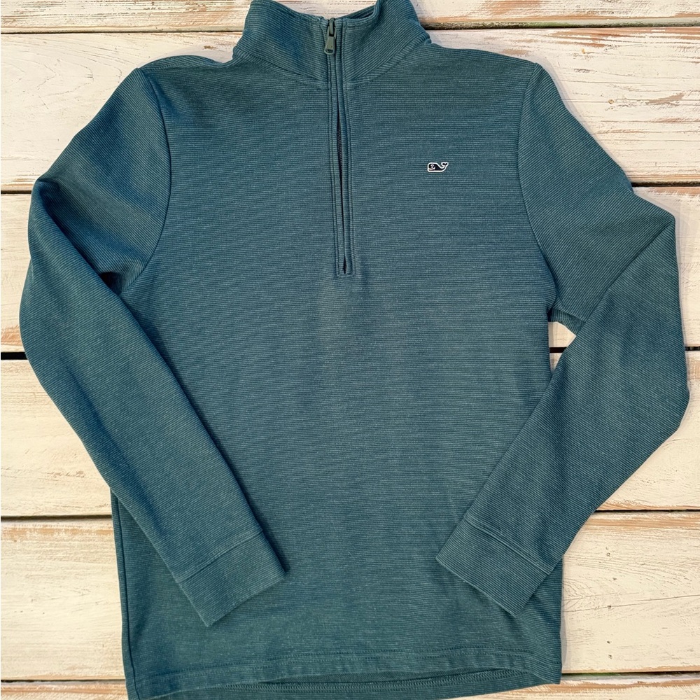 Kids' Saltwater Stripe Quarter Zip Sweatshirt